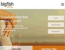 Tablet Screenshot of bigfishcreative.com.au